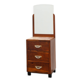 Commode, coiffeuse Art Déco avec miroir, France années 1930