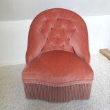 Velvet Toad armchair