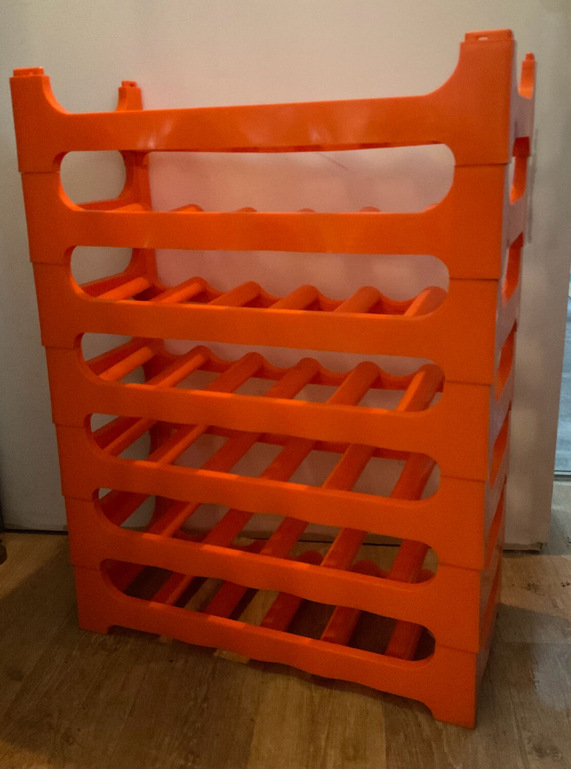 Range vintage orange bottles from the 70s