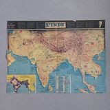 Poster / Map India 1940's