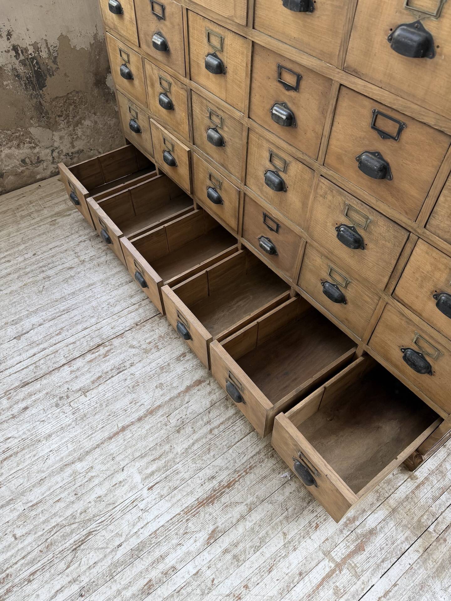 1950s pine workbench XL 160cm