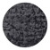 Istos dark gray round rug best price