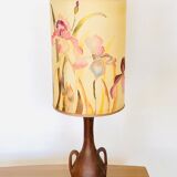 Vintage stoneware table lamp