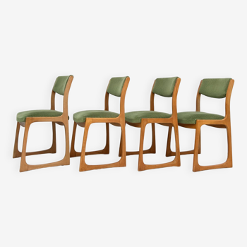 Ensemble de 4 chaises traîneau Self