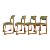 Set of 4 Self sled chairs