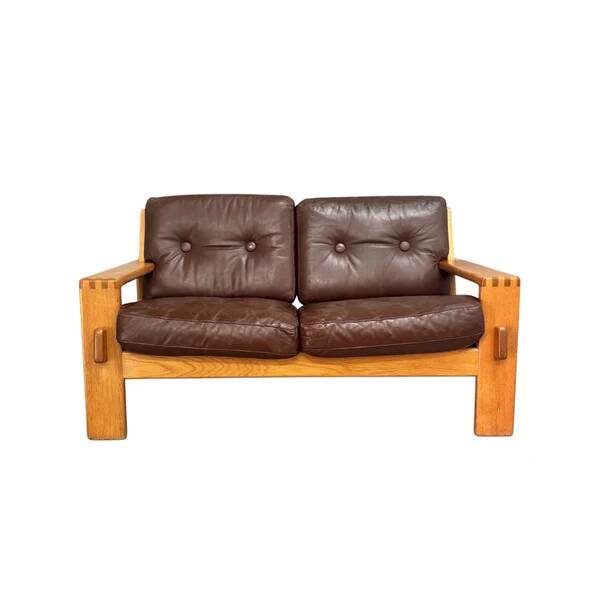 Vintage Asko Bonanza 2 seat sofa, Finland 1960s