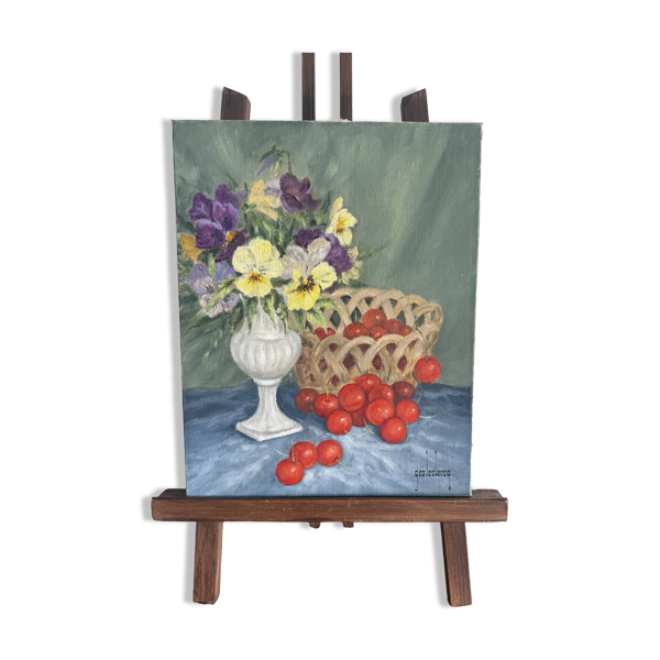 Tableau ancien Huile sur toile signé Geo Leclercq