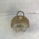 Old Blessing alarm clock gilded metal openwork outline vintage decoration