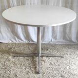 Dining table design chrome metal and formica – 70s