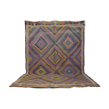 Tapis Kilim vintage Oushak sku1885