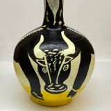 Picasso-inspired bull vase
