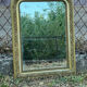 Louis-Philippe mirror with gold leaf, mercury glass 65x51cm