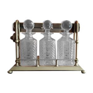 Carafes à whisky et support