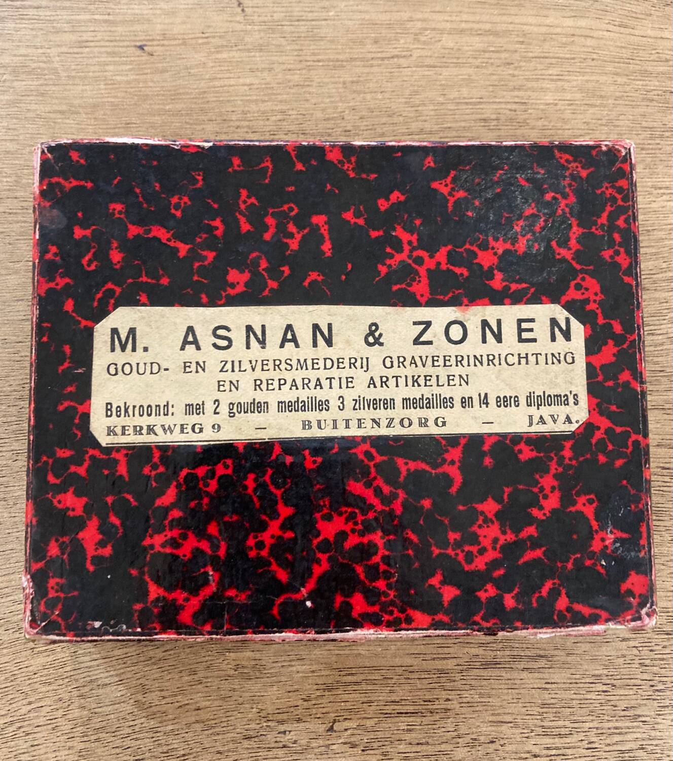 Box of 8 antique silver and stone spoons