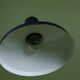 Large black metal vintage industrial desk lamp.