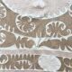 Vintage hand-embroidered tribal tapestry 124x135 cm