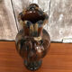 baluster vase jérôme massier de vallauris glazed terracotta
