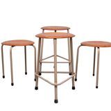 4 Industrial Marko working stools 1960s