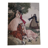 Illustration by Auguste Leroux for the life of Casanova