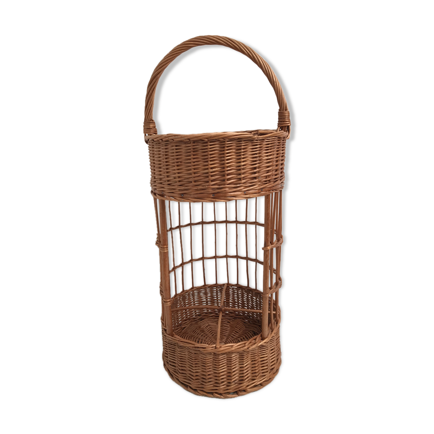 Bottle holder or wicker picnic