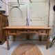Old desk - natural patina - authentic charm