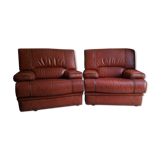 Buffalo leather armchairs