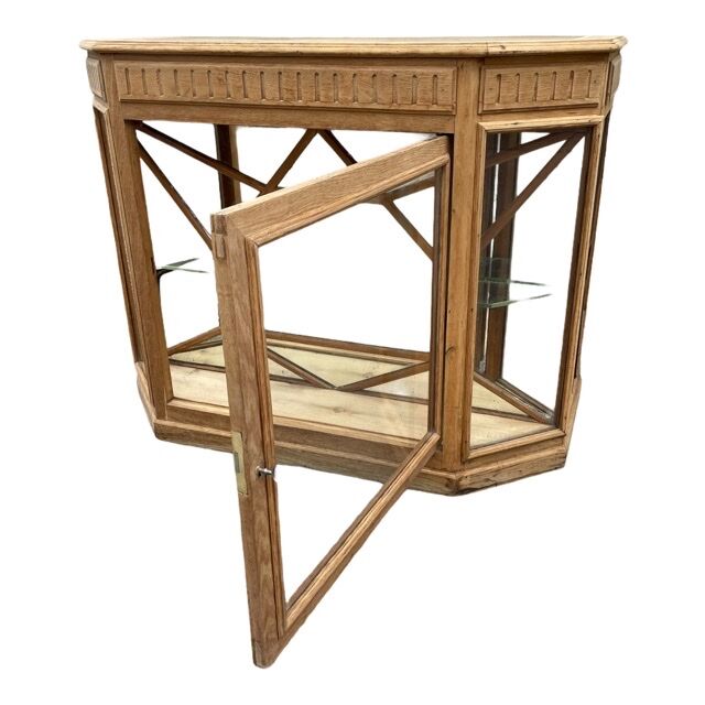 Banque de magasin en chêne Art-Deco