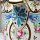 Old Limoges porcelain bowl/pot, hand-painted, M. Carpezat, 1900-1930