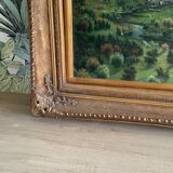 Old landscape painting
