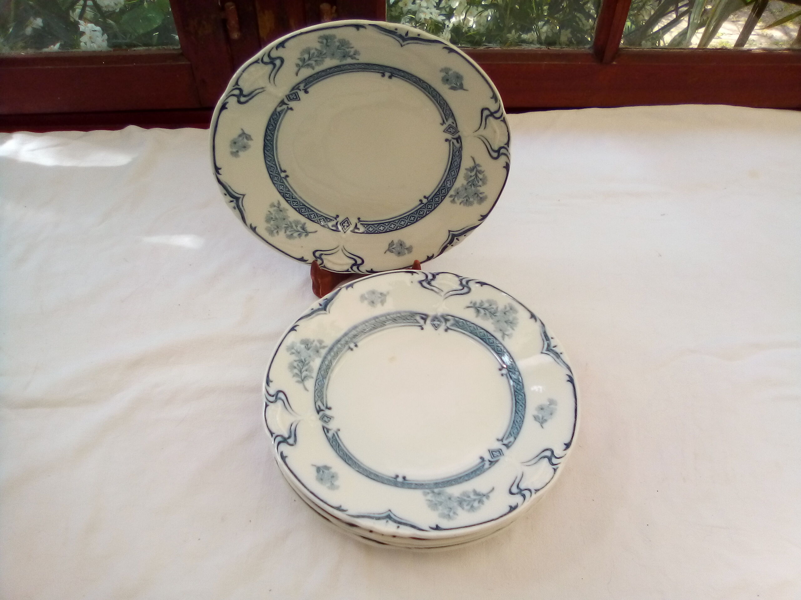 6 plates flat Manon / St Amand Hamage