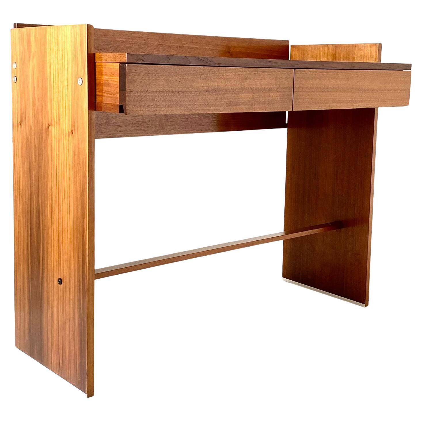 Vintage rosewood desk, MIM Roma, Italy 1970s