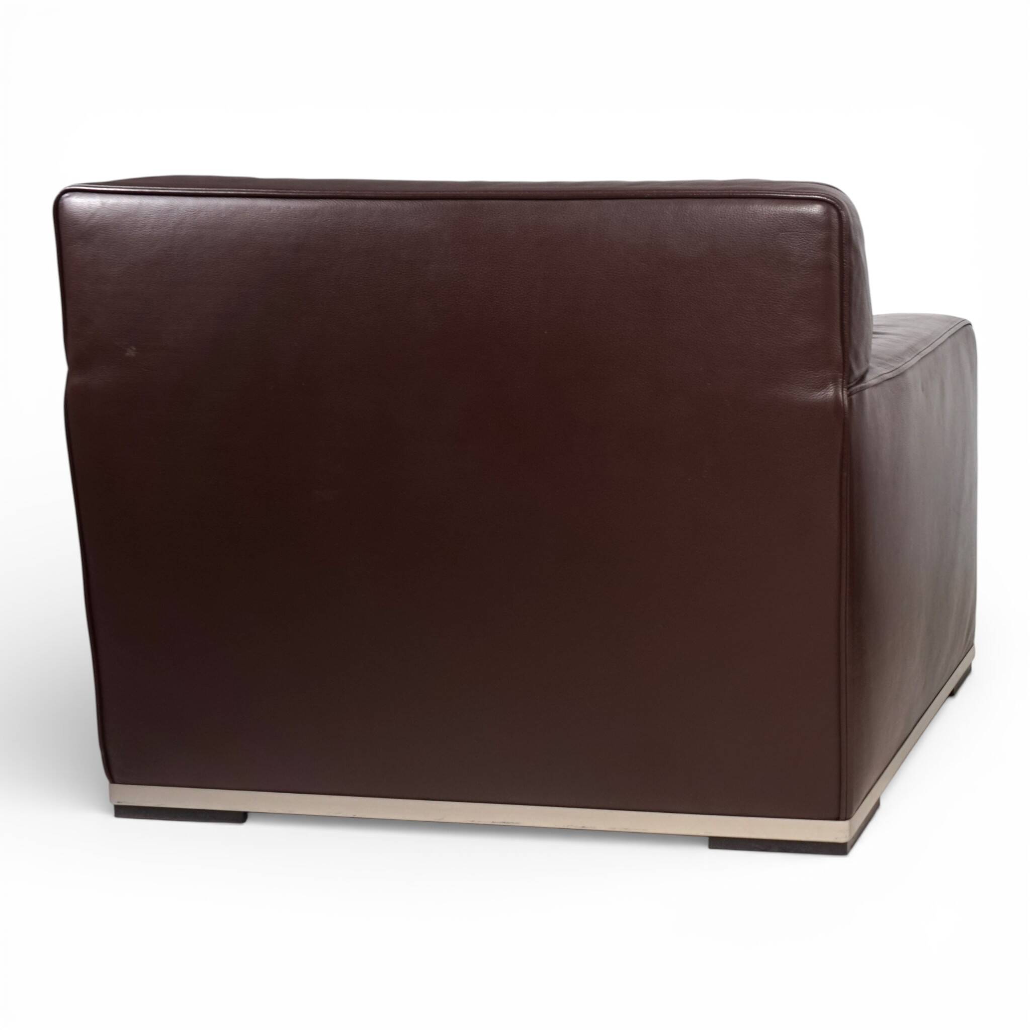 B&B Italia Maxalto Apta Imprimatur leather armchair by Antonio Citterio