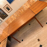 Table extensible vintage, deux rallonges