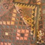 Vintage Anatolian kilim rug 170x96 cm made of natural wools.