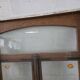 Pair of solid oak windows from the early 20th century.
