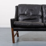 Modern Danish sculptural 2-seater sofa from Eilersen 1960
