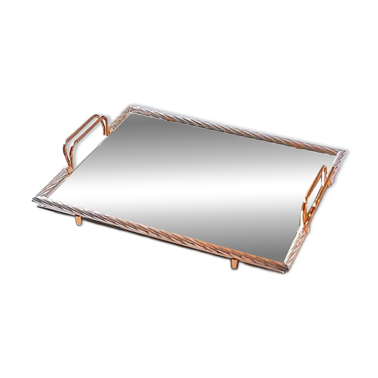 Hollywood Regency Mirror Tray