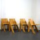 Ensemble de 4 chaises Peota par Gigi Sabadin pour Stilwood
