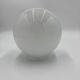 Globe 20cm en verre blanc