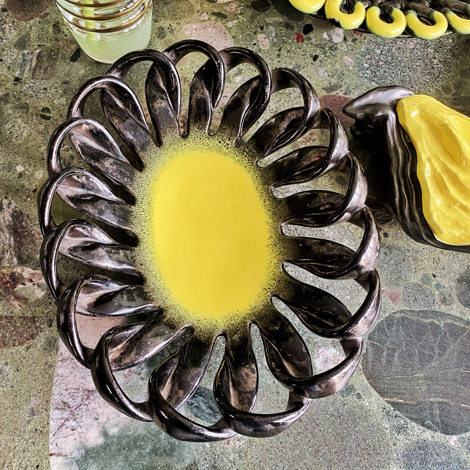 Plat céramique 1950