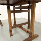 Antique winegrower's table in solid walnut