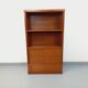 Vintage oak storage bookshelf from the 1960s.