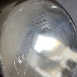 Cloche métal argenté