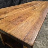 Grande table de ferme en noyer