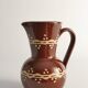Brown Ceramic Pitcher or Vase by Andersson & Johansson, Höganäs, Sweden, 1920s
