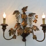 Florentine “grape” wall lamp Italy, 1940 - 1950