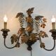 Florentine “grape” wall lamp Italy, 1940 - 1950