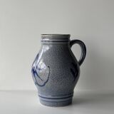 West Germany blue carafe H19.5