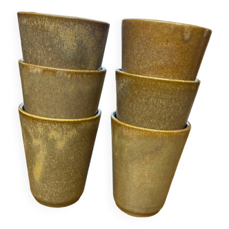 6 Digoin cups