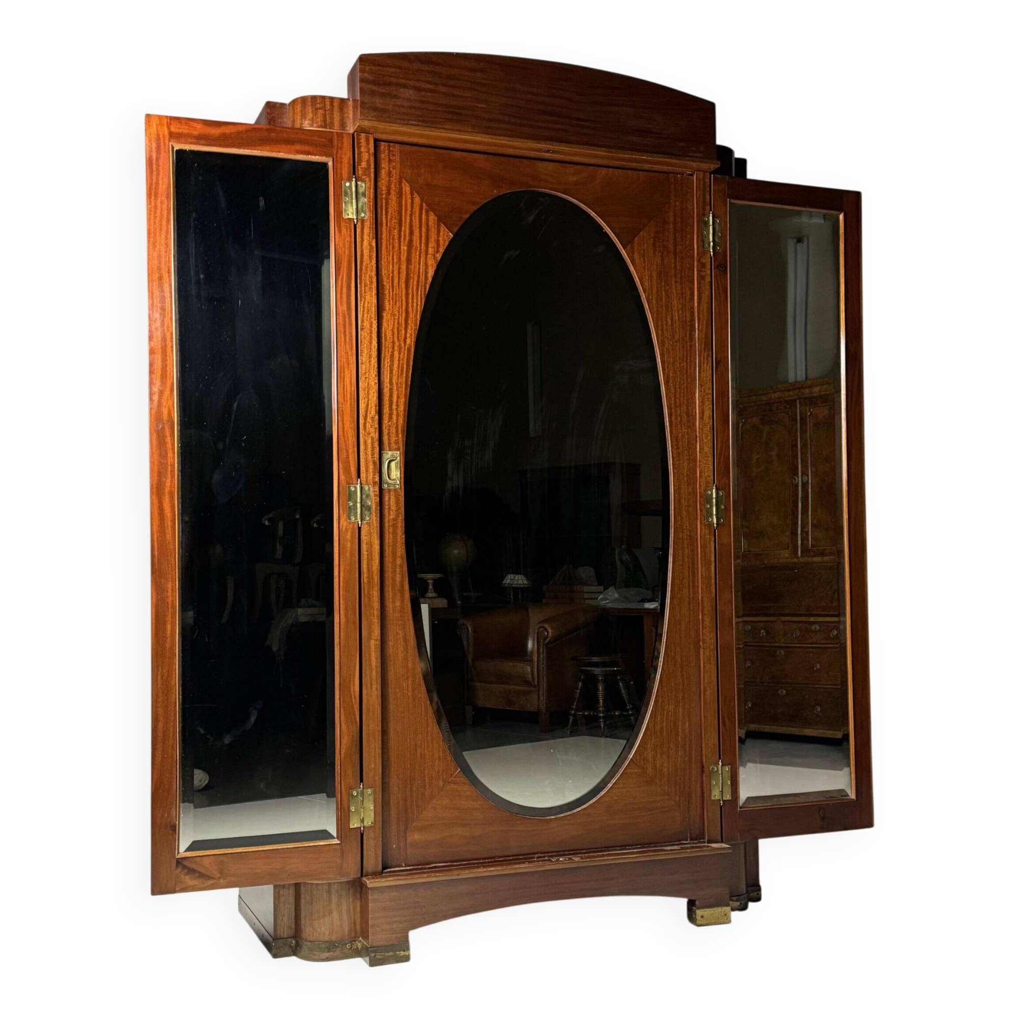 Armoire Art Déco avec miroirs